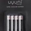 AAA Battery, 1,5V, 1000mAh - 4 pack