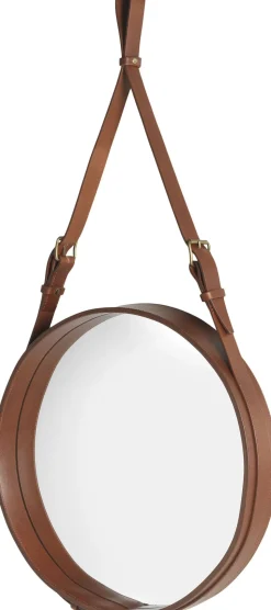 Adnet spejl cognac