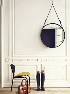 Adnet spejl cognac