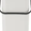 Affaldsspand m/låg sort.kon. 12 ltr