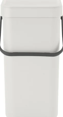 Affaldsspand m/låg sort.kon. 12 ltr