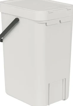 Affaldsspand m/låg sort.kon. 12 ltr