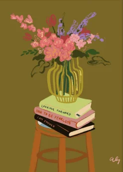Affordable Art Prints x Arty Guava - Floral Vase