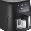 Airfryer m/vindue 1650 watt 6,5 liter Mat sort