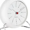 AJ Bankers bordur hvid/hvid, Ø 11 cm, alarm