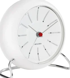 AJ Bankers bordur hvid/hvid, Ø 11 cm, alarm