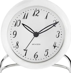 AJ LK bordur, hvid/hvid, Ø 11 cm, alarm