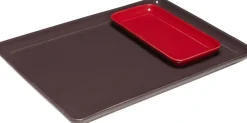 Amare Bakke Burgundy/Rød sæt af 2