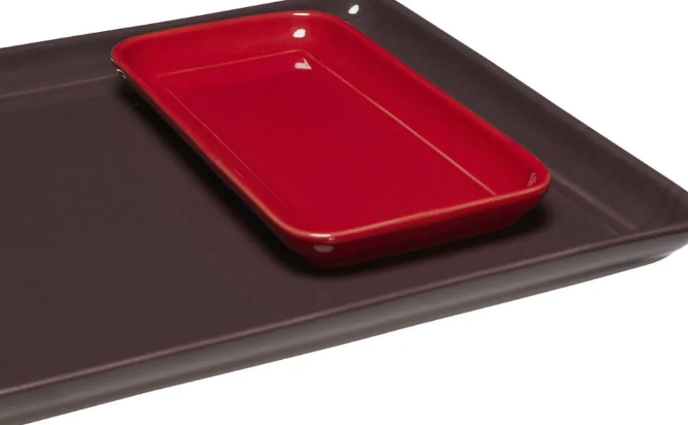 Amare Bakke Burgundy/Rød sæt af 2