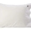 American Pin Point Oxford Stripe pudebetræk 60x63, grå/hvid