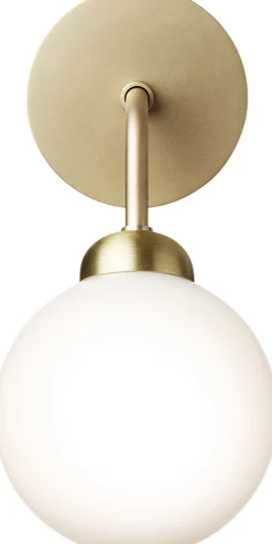 Apiales Wall, brushed brass / opal