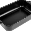 Appolia ovnfad rektangulært 22 cm sort satin