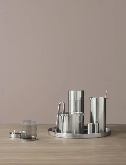 Arne Jacobsen serveringsbakke Ø 33,5 cm steel