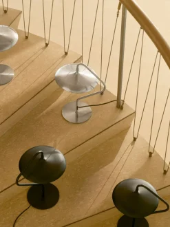 ARTIST TABLE LED STAINLESS STEEL