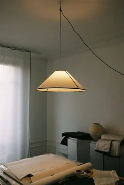 Ava Cone Pendant-600-White