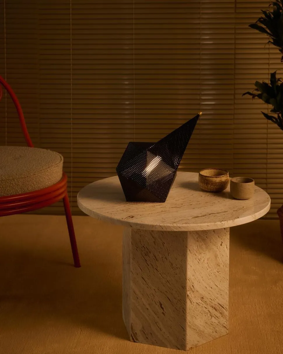 Bagdad Portable Lamp, EU Shade: Soft Black Semi Matt