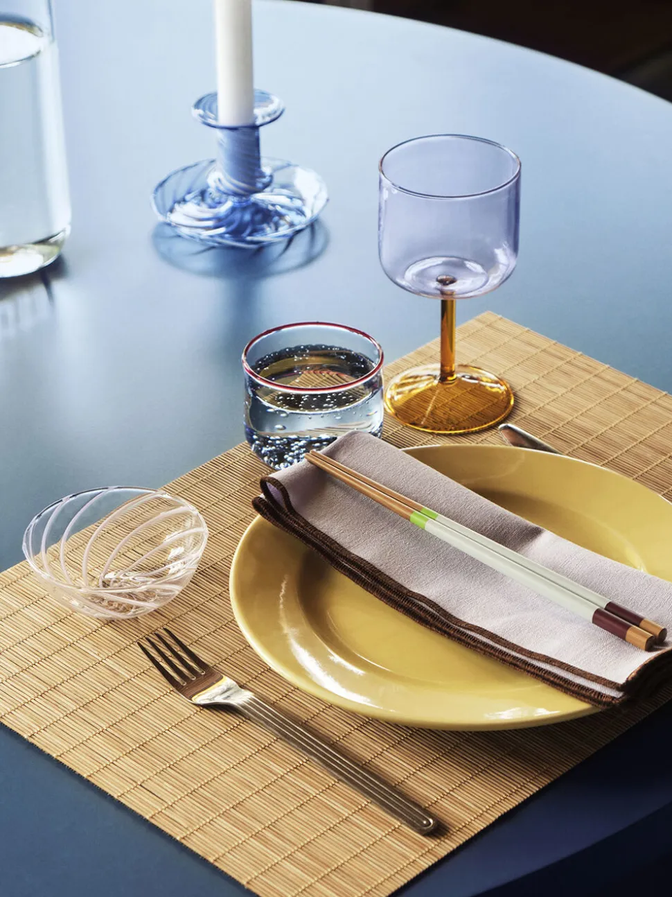 Bamboo Place Mat-Set of 2-Natural
