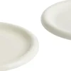 Barro Plate-Set of 2-Ø24-Off-white