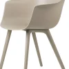 Bat Dining Chair - Un-Upholstered, Plastic base, Monochrome,