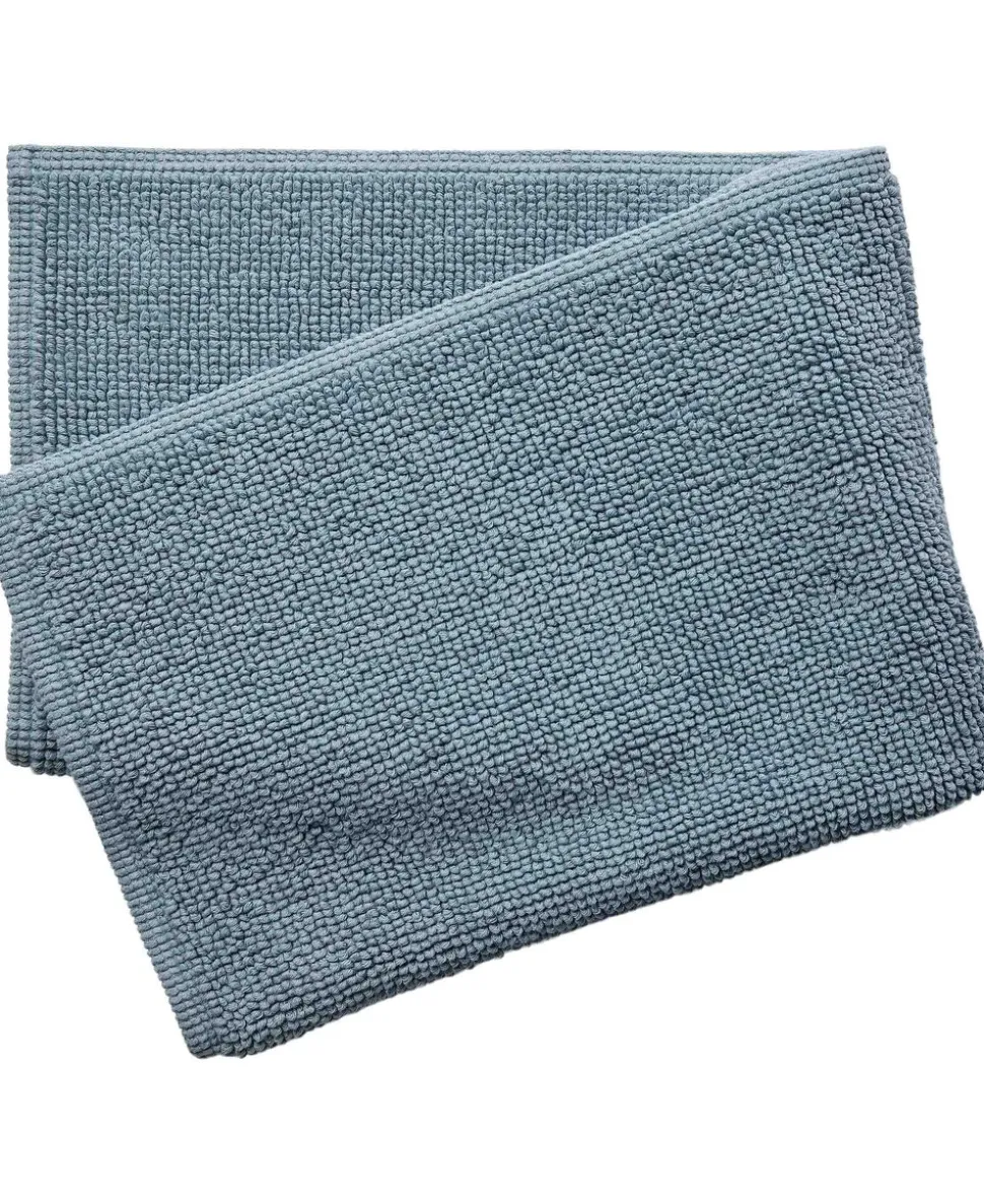 Bathmat stonewashed 60x90 lead GOTS