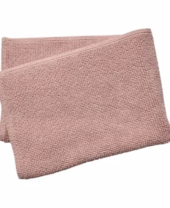 Bathmat stonewashed 60x90 misty rose GOTS