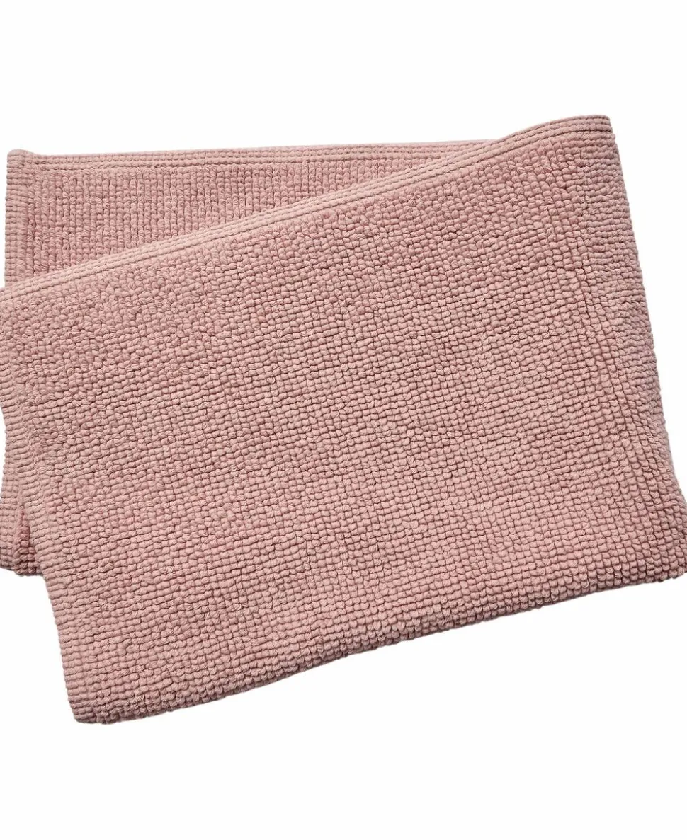 Bathmat stonewashed 60x90 misty rose GOTS