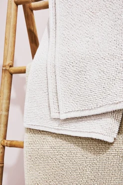 Bathmat stonewashed 60x90 simply taupe GOTS