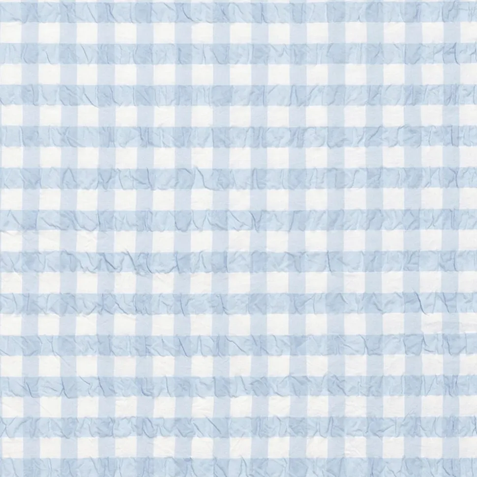 Bæk&Bølge Sengetøj lys blå/hvid 140x220 cm DK