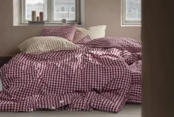 Bæk&Bølge Sengetøj 200x220 cm blomme/rosa DK