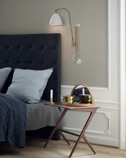 BL5 Wall Lamp 16 all brass parts/charcoal black shade
