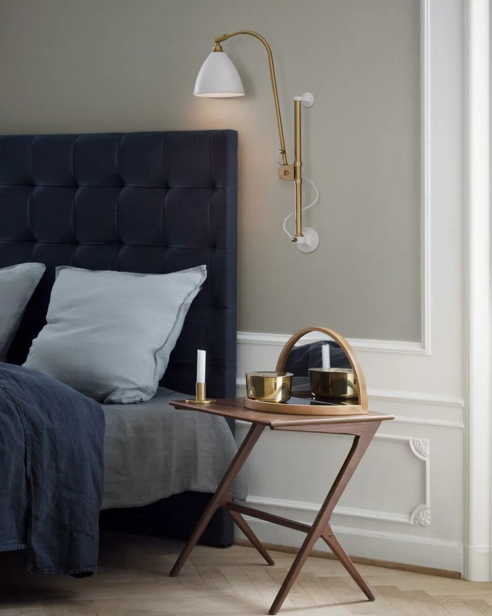 BL5 Wall Lamp 16 all brass parts/charcoal black shade