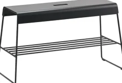 Bænk med hylde A-Bench Outdoor Black