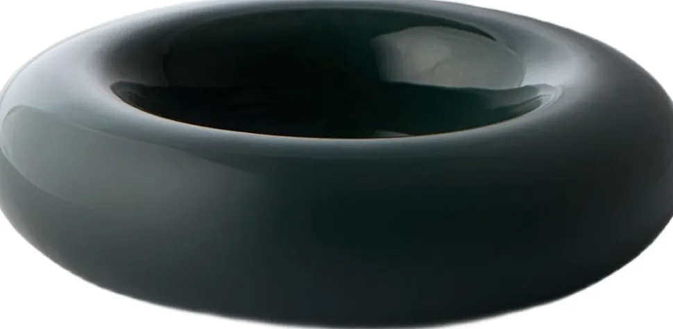 BOB CANDLE HOLDER, LARGE, DARK GREE