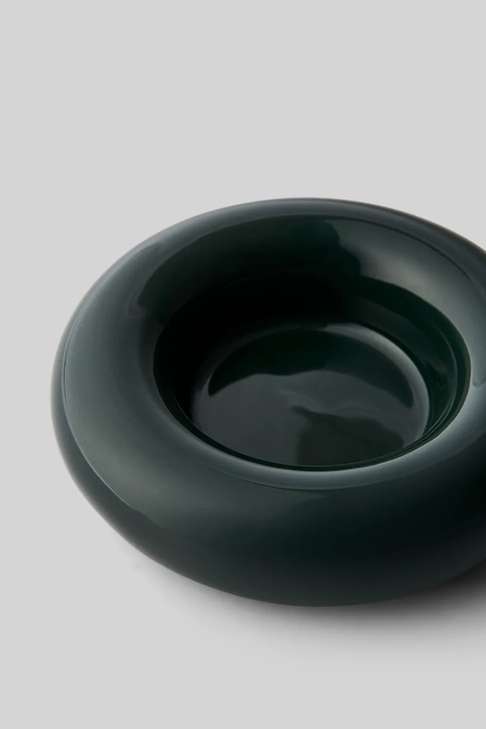 BOB CANDLE HOLDER, LARGE, DARK GREE