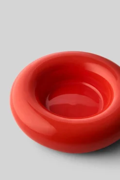 BOB CANDLE HOLDER, LARGE, RED