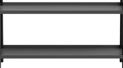 BOLT Shelving 1000 - 2 shelves Oak Black Anthracite