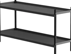 BOLT Shelving 1000 - 2 shelves Oak Black Anthracite