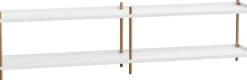 BOLT Shelving 2000 - 2 shelves Oak Black Anthracite