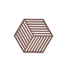 Bordskåner Hexagon Burgundy