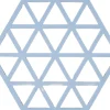 Bordskåner Triangles Blue