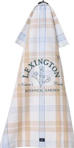Botanical Checked Org Cotton Kitchen Towel