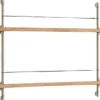 Box set, Magazine Shelving MS.65. 1, Oak shelves, Warm Grey l