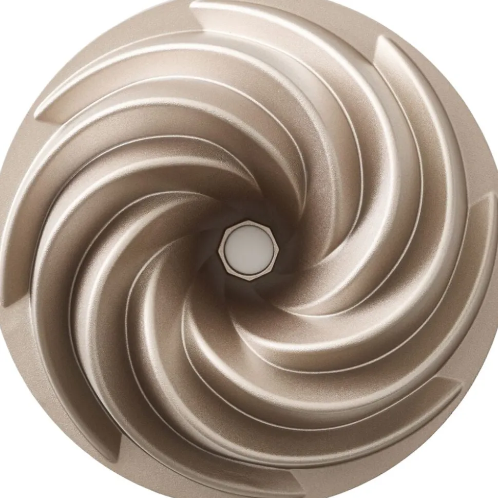 Bundt-kageform Swirl 24 x 9 cm Rose gold