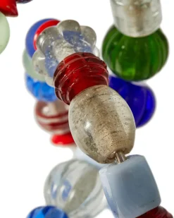 candle holder beads multi-color