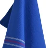 Canteen Tea Towel-Blue and fuchsia