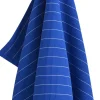 Canteen Tea Towel-Blue pinstripe
