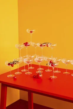 Champagne saucer Opacity 2pcs/set