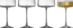 Champagneskål Zero 26 cl 4 stk.