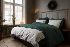 Christmas Fable Sengetøj 140x200 cm grøn DK
