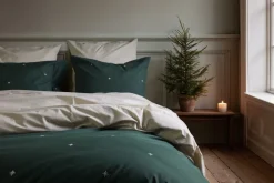 Christmas Fable Sengetøj 140x200 cm grøn DK